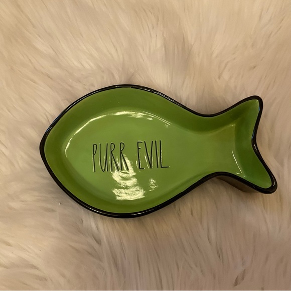 Rae Dunn Purr Evil Pet Bowl - New - Picture 2 of 8